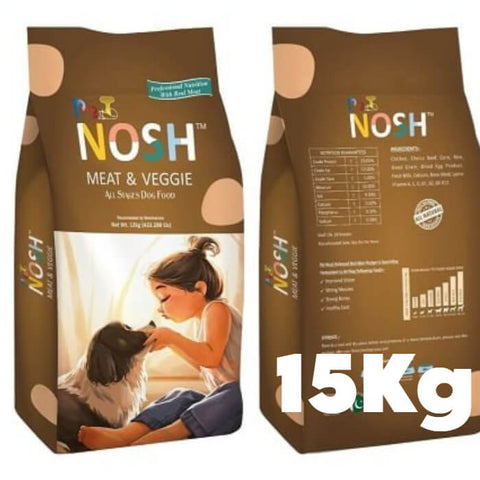 Image of Pet Nosh High Energy Dog Food for Active Adult Dog - 15Kg