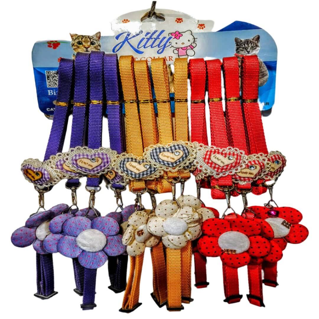 Assorted Collar & Leash Set For Small Dogs and Cats