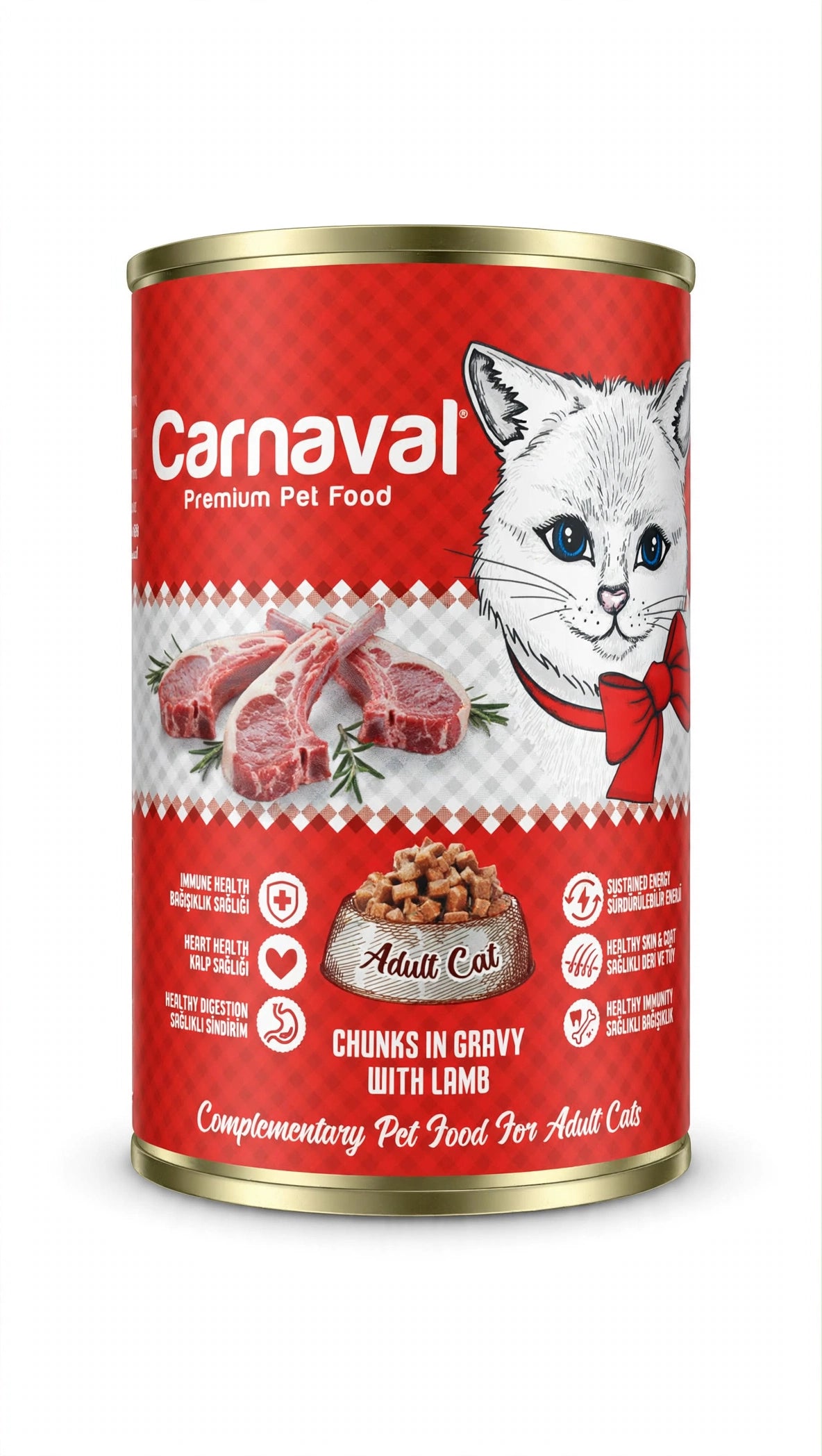 Carnaval Premium Pet Food – Chunks in Gravy with Lamb