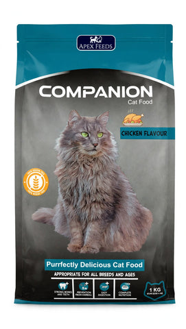 Image of Companion Cat Food Chicken Flavour - 1 KG - AllAboutPets.Pk
