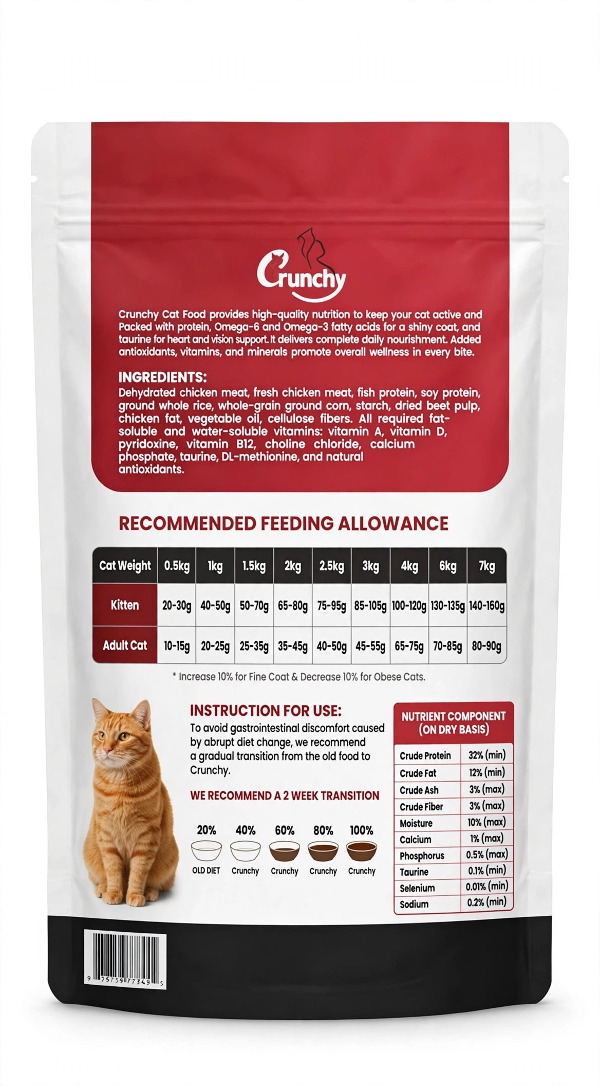 Crunchy Cat Food – All Life Stages Cat Food