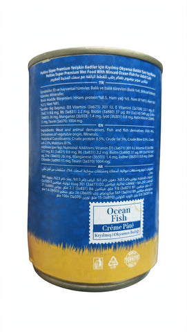 Image of Petline Super Premium Adult Cat Can - Ocean Fish Crème Pâté 400g |