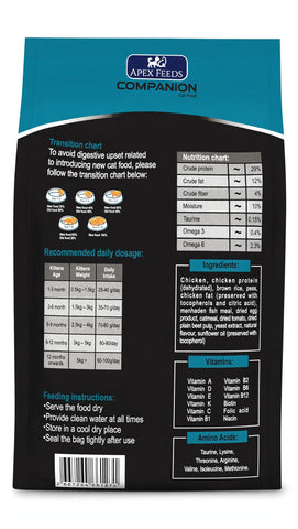 Image of Companion Cat Food Chicken Flavour - 1 KG - AllAboutPets.Pk