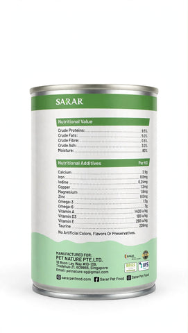 Image of SARAR Tuna with Mackerel – Complete Food for Adult Cats 400G