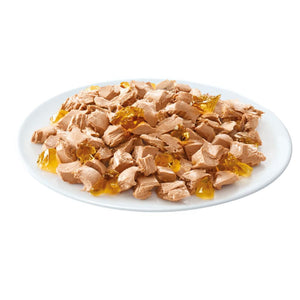 Whiskas Kitten Casserole Fish Selection Jelly 85g, with salmon, tuna, coley and white fish flavors available at allaboutpets.pk
