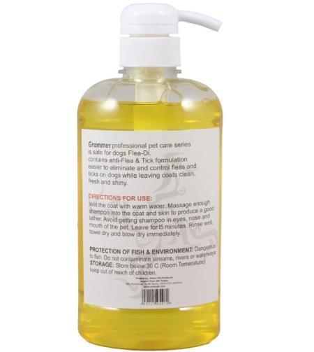 Remu Dog Groomer Shampoo lemon Conditioner 600ml, Smooth & Shiny Coat, Flea & Tick Control available at allaboutpets.pk in pakistan.