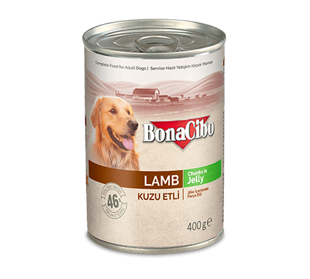 Bonacibo Canned Dog Food Lamb 400g