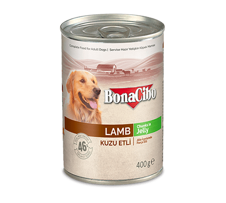 Image of Bonacibo Canned Dog Food Lamb 400g
