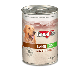 Bonacibo Canned Dog Food Lamb 400g