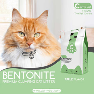 Gerry Pet Bentonite Cat litter apple scent available online at allaboutpets.pk in Pakistan