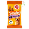 Pedigree Schmackos Dog Treats Multi Mix x12 available at allaboutpets.pk in Pakistan
