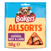 Bakers Allsorts Meaty Dog Treats flavored with chicken, beef & lamb available at allaboutpets.pk in Pakistan
