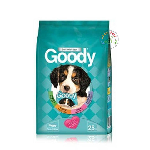 Goody Dog Food For Puppies 2.5kg and 15kg available at allaboutpets.pk in Pakistan