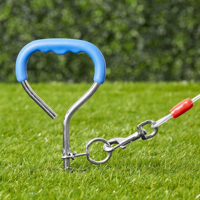 Dog Vinyl-Coated Steel Dog Tie-Out Cable 3M available at allaboutpets.pk in Pakistan