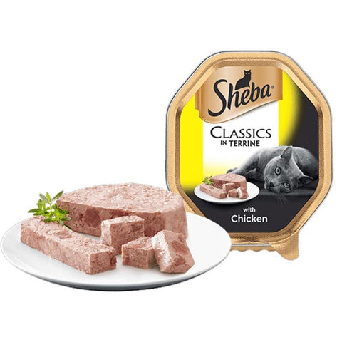 Sheba Classics Terrine with Chicken 85g cat wet food available at allaboutpets.pk in Pakistan