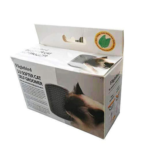 Image of Flightbird 3.0 SOFTER Cat Self Groomer with Catnip, Dog Cat Corner Groomer, Wall Corner Massage available at allaboutpets.pk in pakistan