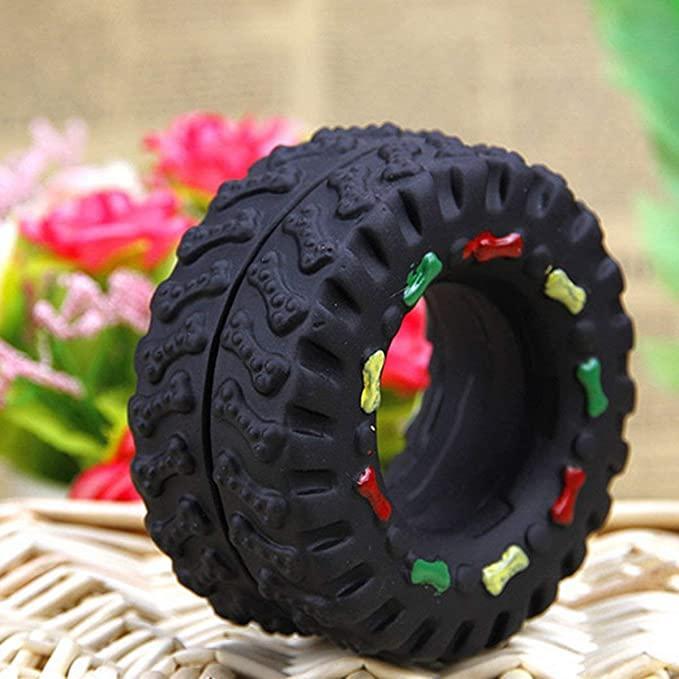 type shape puppy squeaky chew toy available at allaboutpets.pk in Pakistan