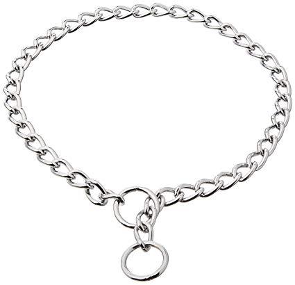 Image of Choke Chain Chrome for dogs Ferplast  50 cm available at allaboutpets.pk in pakistan.
