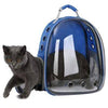 Transparent Cat Carrier Backpack, pet carrier bag blue color available at allaboutpets.pk in pakistan.