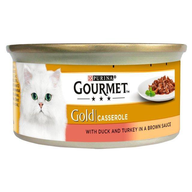 Gourmet Gold Duck & Turkey Casserole 85g, cat wet food available at allaboutpets.pk in pakistan.