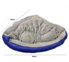 Comfy Plush Cat/Dog Bed Pizza Shape available at allaboutpets.pk in Pakistan
