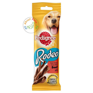 Pedigree Rodeo Dog Treats with Beef x4 available at allaboutpets.pk in Pakistan