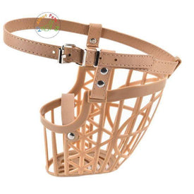 Dog Muzzle High Quality Plastic Basket Design Anti-biting Adjusting Straps available in Pakistan at allaboutpets.pk