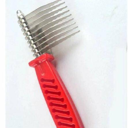 Image of Deknotting Comb for Dogs & Cats, dog brush, cat comb, pet dematting brush available at allaboutpets.pk in pakistan.