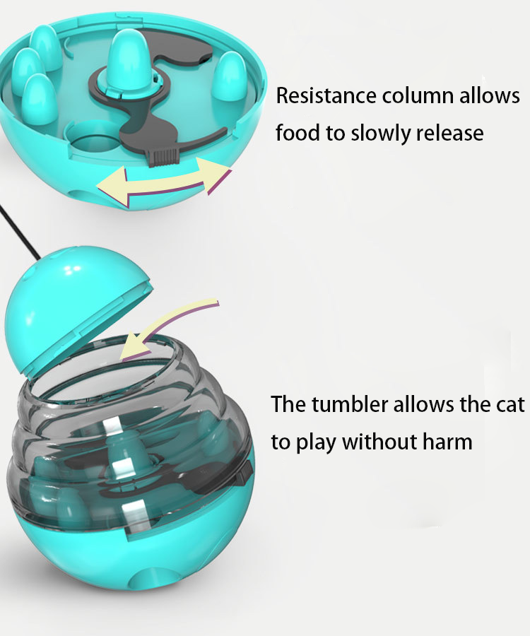 Cat Toy Tumbler Slow Feeding