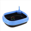 PawComfort Cat Litter Tray Large With Scoop blue lid and black base available at allaboutpets.pk in Pakistan