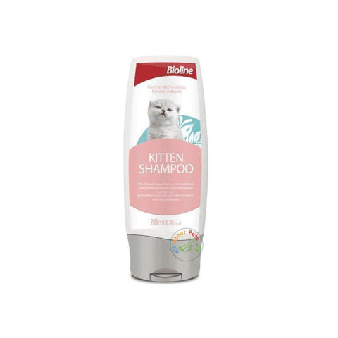 Image of Bioline Kitten Shampoo 200ml persian kitten shampoo available at allaboutpets.pk