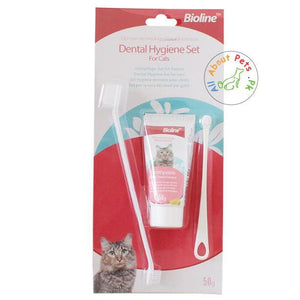Bioline Dental Care Set For Cats available at allaboutpets.pk in Pakistan