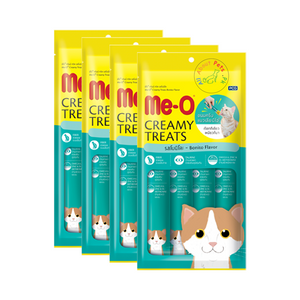 Meo Creamy Treats Bonito Flavor 15 g. (4 pcs./Pack) available at allaboutpets.pk  in Pakistan