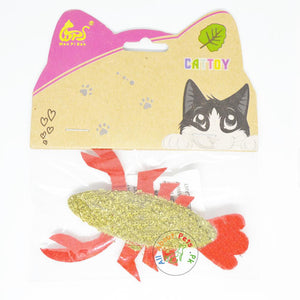 Catnip Compressed Toy For Cats cray fish available at allaboutpets.pk in Pakistan