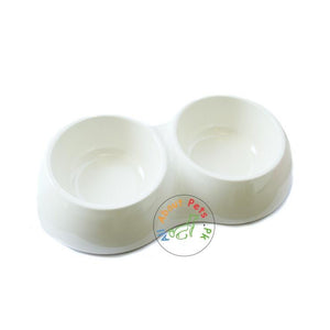 Melamine Pet Feeding Double Bowl For Cat & Dogs available at allaboutpets.pk in Pakistan