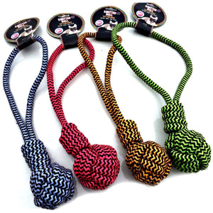 Dog Toy Cotton Rope Knot Ball Teether Toy