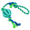 Dog Treat Ball With Rope Dog Chew Toy available at allaboutpets.pk