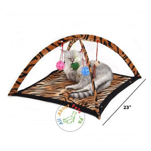 Cat Bed Pad Blanked With Cat Toys available at allaboutpets.pk in Pakistan