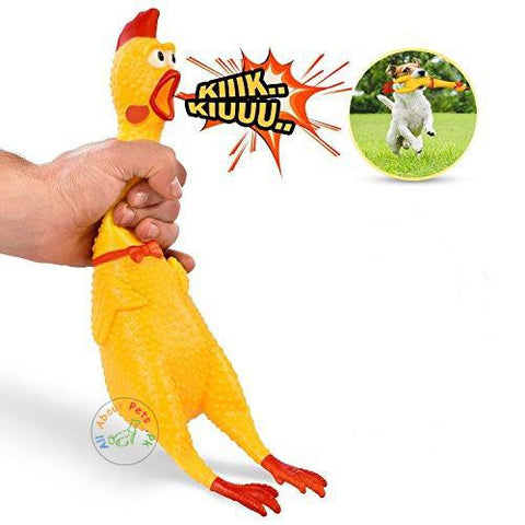 Shrilling Chicken Toy For Dogs available at allaboutpets.pk in Pakistan