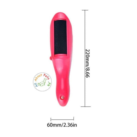 Image of Pet Hair Remover Static Brush Magic Fur Cleaning Brush red color available at allaboutpets.pk in Pakistan