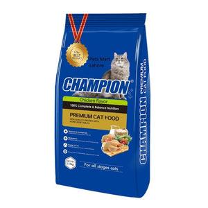 Champion Premium Cat Food Chicken Flavor available online at allaboutpets.pk in Pakistan