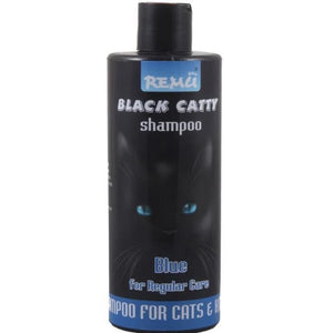 Remu Cat Shampoo Black Catty Blue Persian cat shampoo available at allaboutpets.pk in pakistan.