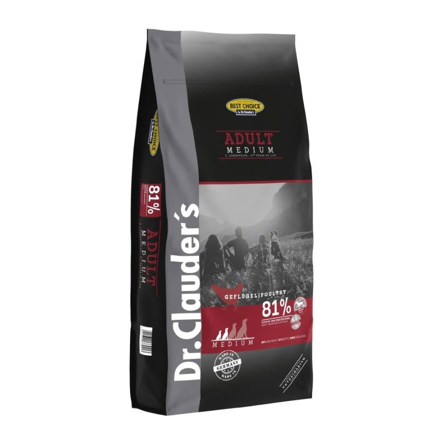 Dr Clauders Adult Medium Dog Food 20kg available online at allaboutpets.pk in Pakistan