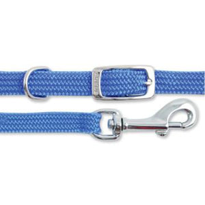 Smart Way blue Collar With Leash for dogs, Dog Leash With Padded Collar   25mm 48" X 20"  High Quality Durable Material available at allaboutpets.pk in pakistan.