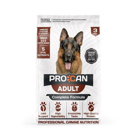 Image of Procan Dog Food 3kg available at allaboutpets.pk in Pakistan