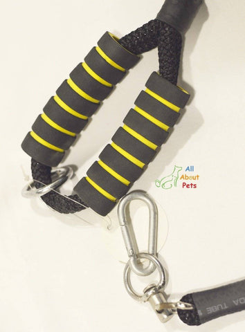 Image of Double Rope Nylon Leash For Large Dogs with soft grip and hook available at allaboutpets.pk in pakistan.