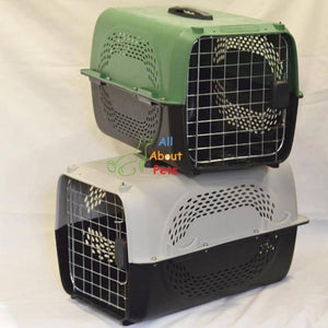 Jet Box Paw Print grey for Cats & Dogs, pet carry box, pet travel box available at allaboutpets.pk in pakistan.