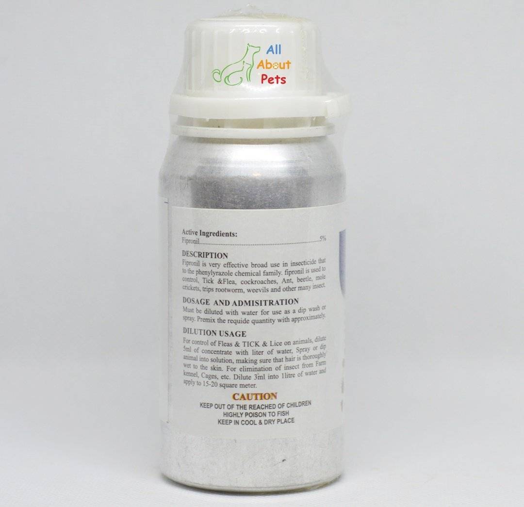 Remu FiproTick concentrated liquid for dogs and cats, kills fleas, ticks, lice available online at allaboutpets.pk in pakistan.