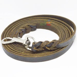 Leash Leather German Shepherd Long Tracking 10ft, german shepherd show leash, rottweiler show leash available at allaboutpets.pk in pakistan.