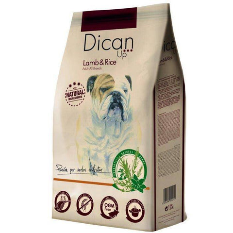 Image of Dibaq Dican Up Lamb & Rice, dog food 3kg, 14kg available at allaboutpets.pk in pakistan.